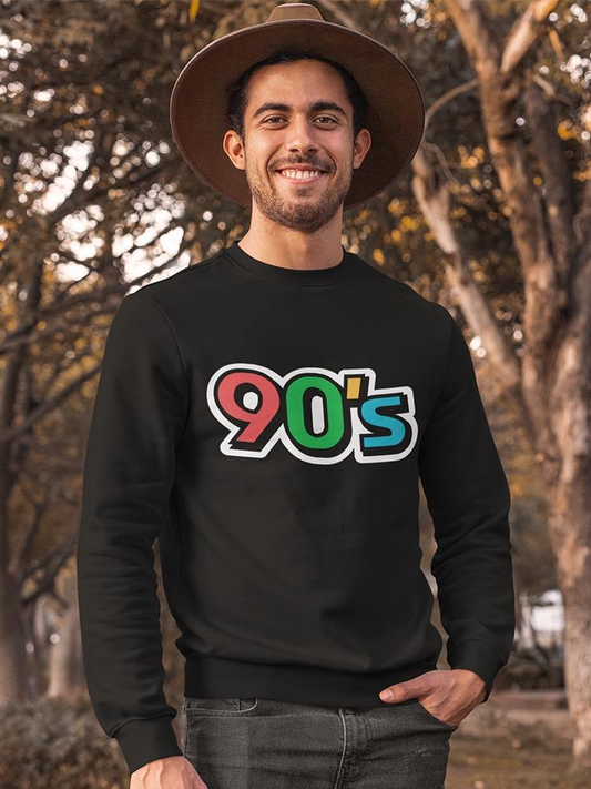 90's Vintage Art Background Sweatshirt Men's -Image by Shutterstock