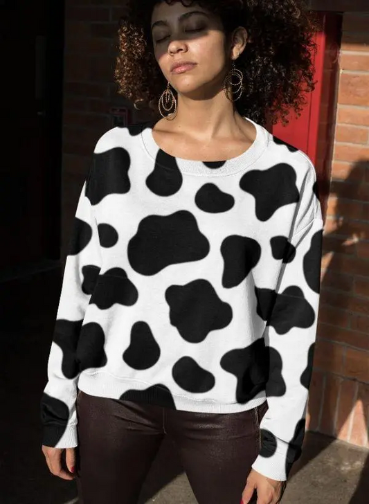 Cow Sublimation Sweatshirt